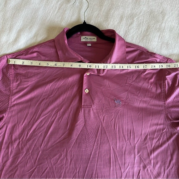 Peter Millar Southern Comfort Mens Polo Shirt Size L Golf Performance Preppy - Picture 6 of 10
